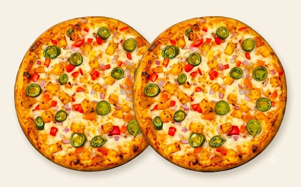 One Large Pizza - 3 Toppings + 2 Drinks + 2 Dips